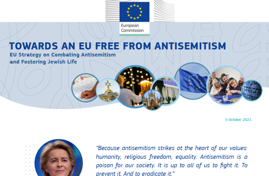 EU Strategy on Combating Antisemitism and Fostering Jewish Life