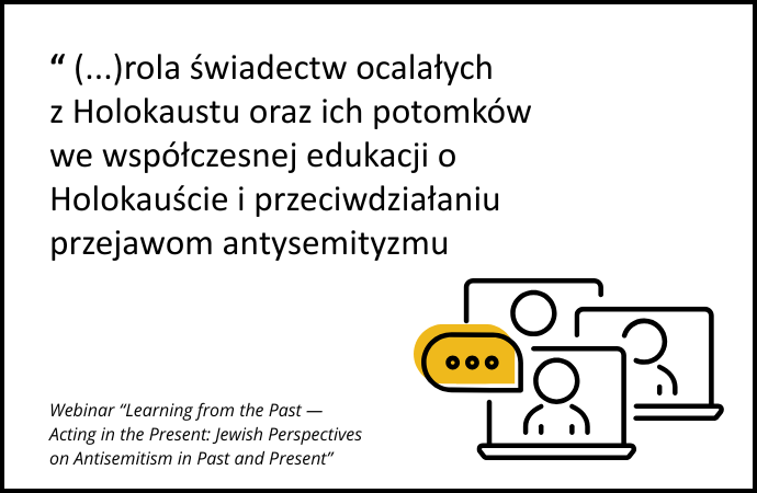 Webinar “Learning from the Past — Acting in the Present: Jewish Perspectives on Antisemitism in Past and Present”
